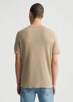 Liu Jo Camiseta de lino y algodón-Hombre Jerséis Y Sudaderas