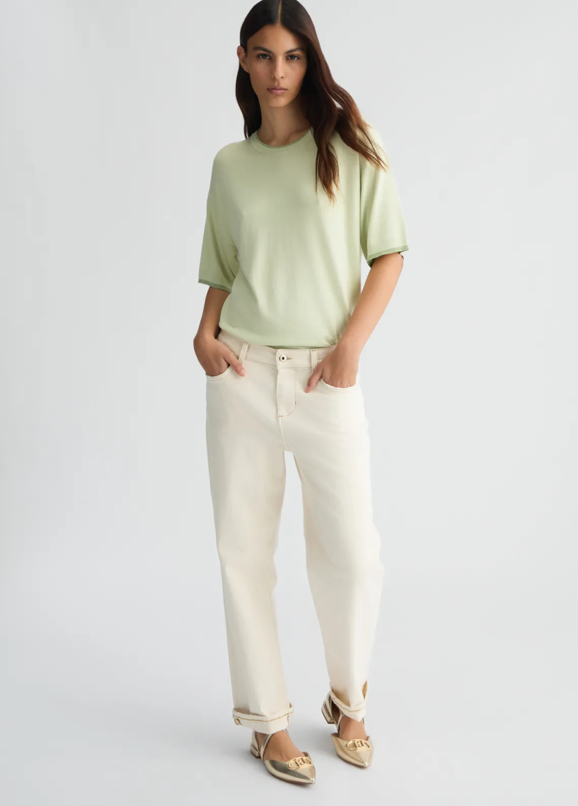 Liu Jo Camiseta de punto-Mujer Cárdigans Y Jerséis