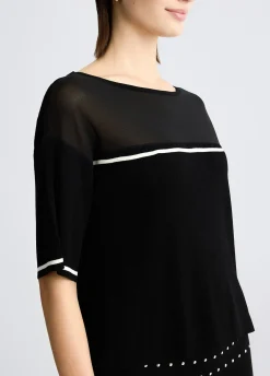 Liu Jo Camiseta de punto-Mujer Ropa Deportiva|Cárdigans Y Jerséis
