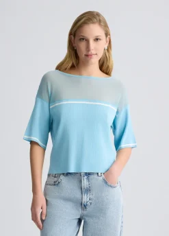 Liu Jo Camiseta de punto-Mujer Ropa Deportiva|Cárdigans Y Jerséis