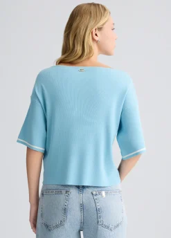 Liu Jo Camiseta de punto-Mujer Ropa Deportiva|Cárdigans Y Jerséis