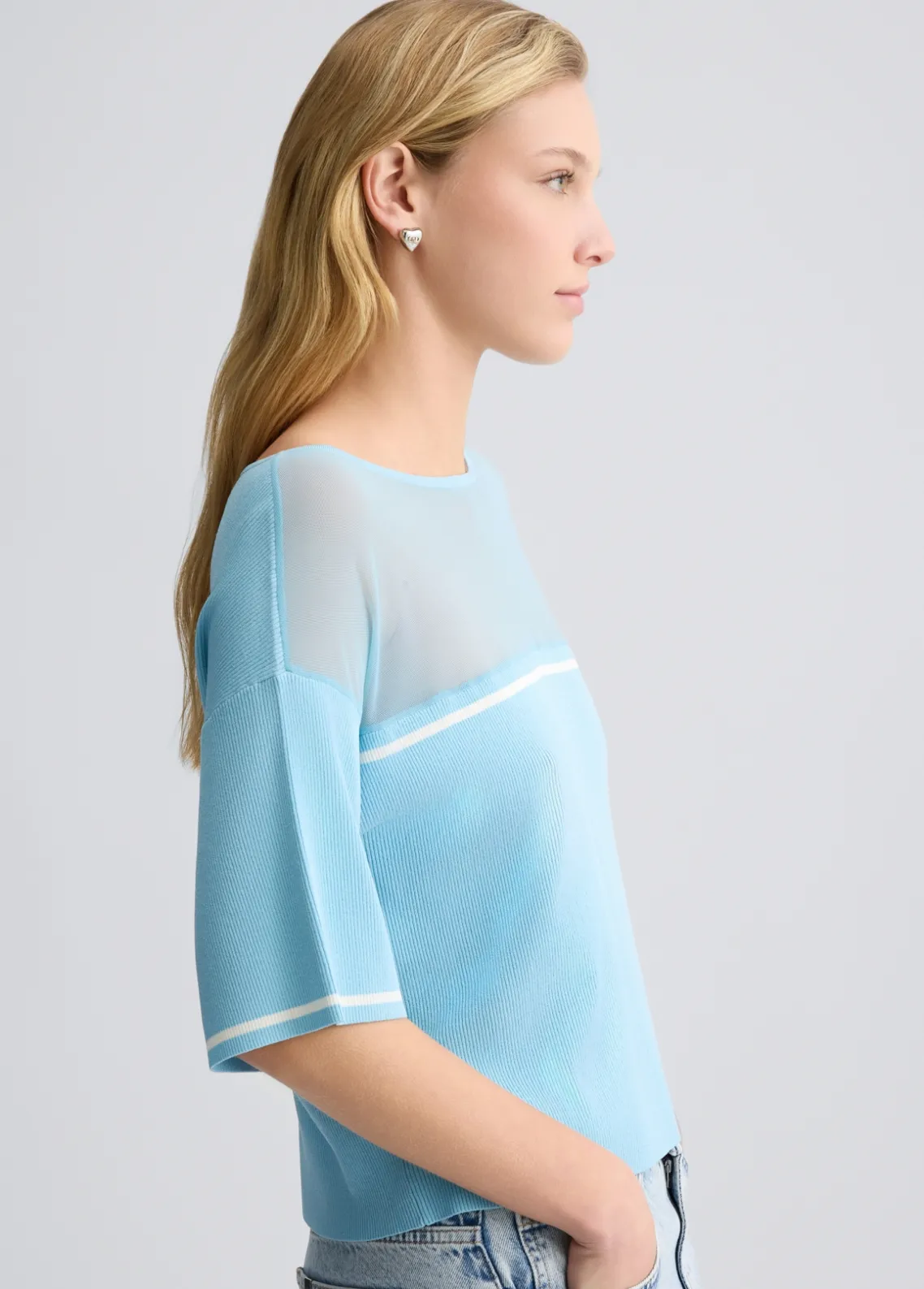 Liu Jo Camiseta de punto-Mujer Ropa Deportiva|Cárdigans Y Jerséis