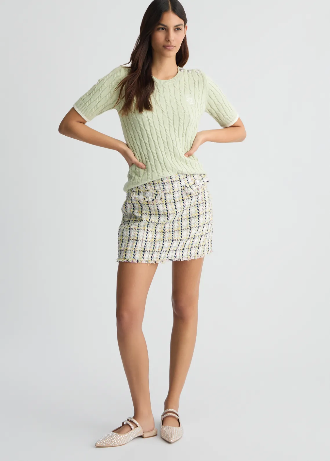 Liu Jo Camiseta de punto-Mujer Cárdigans Y Jerséis