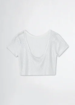 Liu Jo Camiseta de punto con lurex®- Camisetas Y Sudaderas