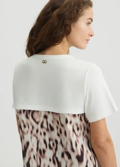 Liu Jo Camiseta de raso estampado-Mujer Ropa Deportiva|Camisetas Y Tops