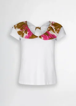 Liu Jo Camiseta estampada con volantes-Mujer Camisetas Y Tops