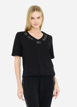 Liu Jo Camiseta Better-Mujer Ropa Deportiva