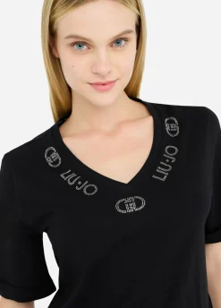 Liu Jo Camiseta Better-Mujer Ropa Deportiva