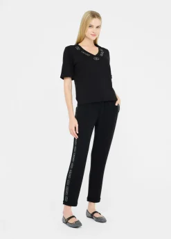 Liu Jo Camiseta Better-Mujer Ropa Deportiva