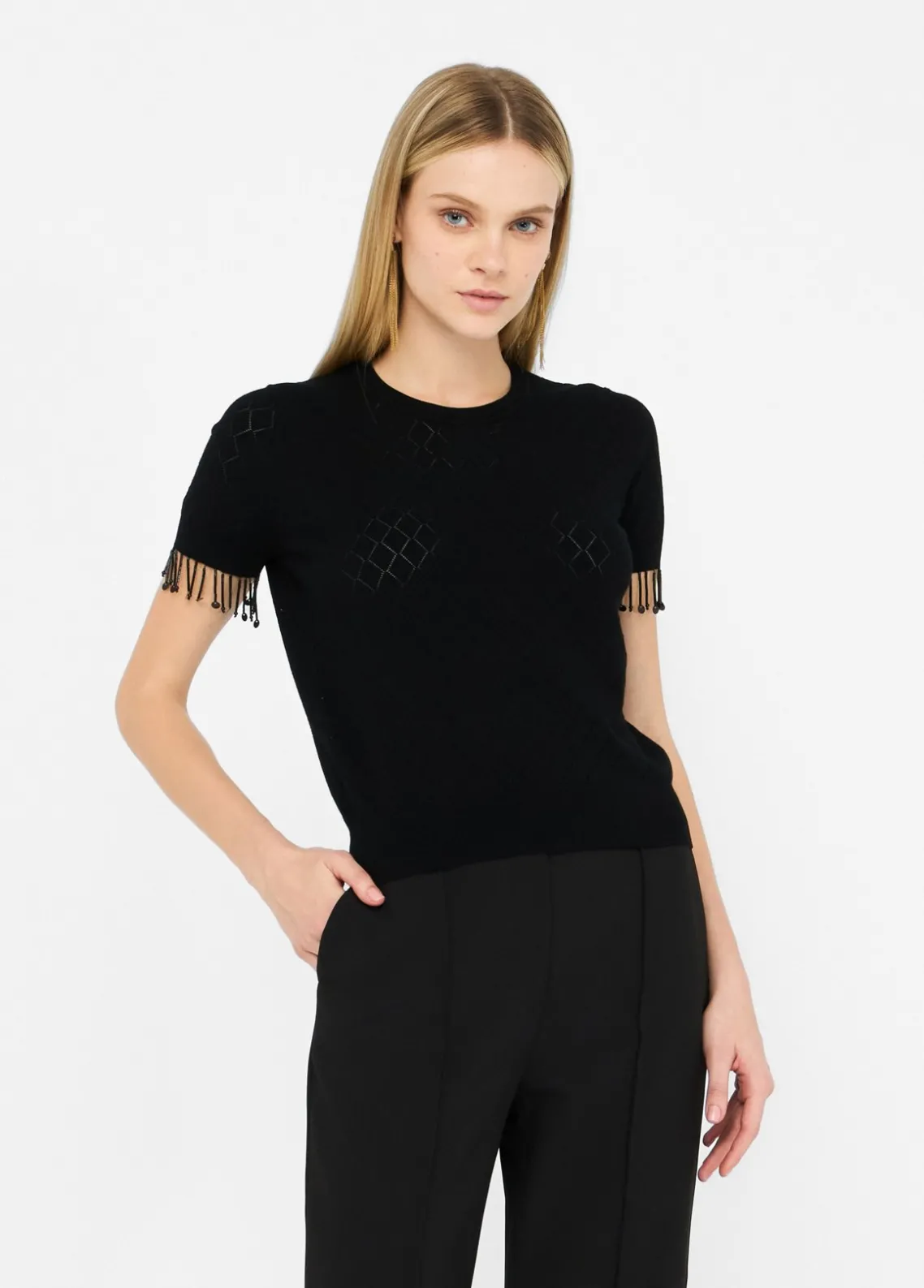Liu Jo Camiseta Better-Mujer Cárdigans Y Jerséis