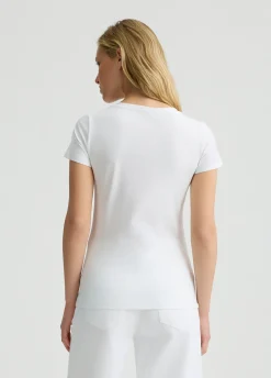 Liu Jo Camiseta Better con logotipo de estampado animal-Mujer Moda Baño
