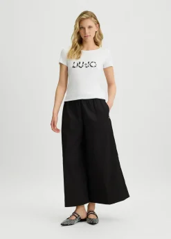 Liu Jo Camiseta Better con logotipo-Mujer Moda Baño|Camisetas Y Tops