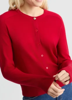 Liu Jo Cardigan de lana y cachemira-Mujer Cárdigans Y Jerséis