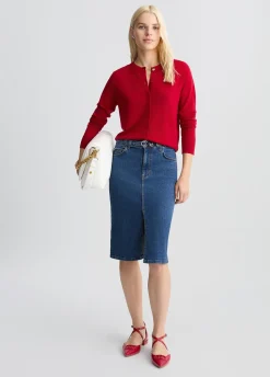 Liu Jo Cardigan de lana y cachemira-Mujer Cárdigans Y Jerséis