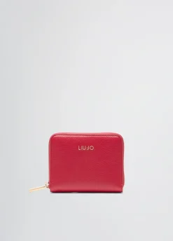 Liu Jo Cartera curtida con cremallera alrededor-Mujer Carteras Y Monederos