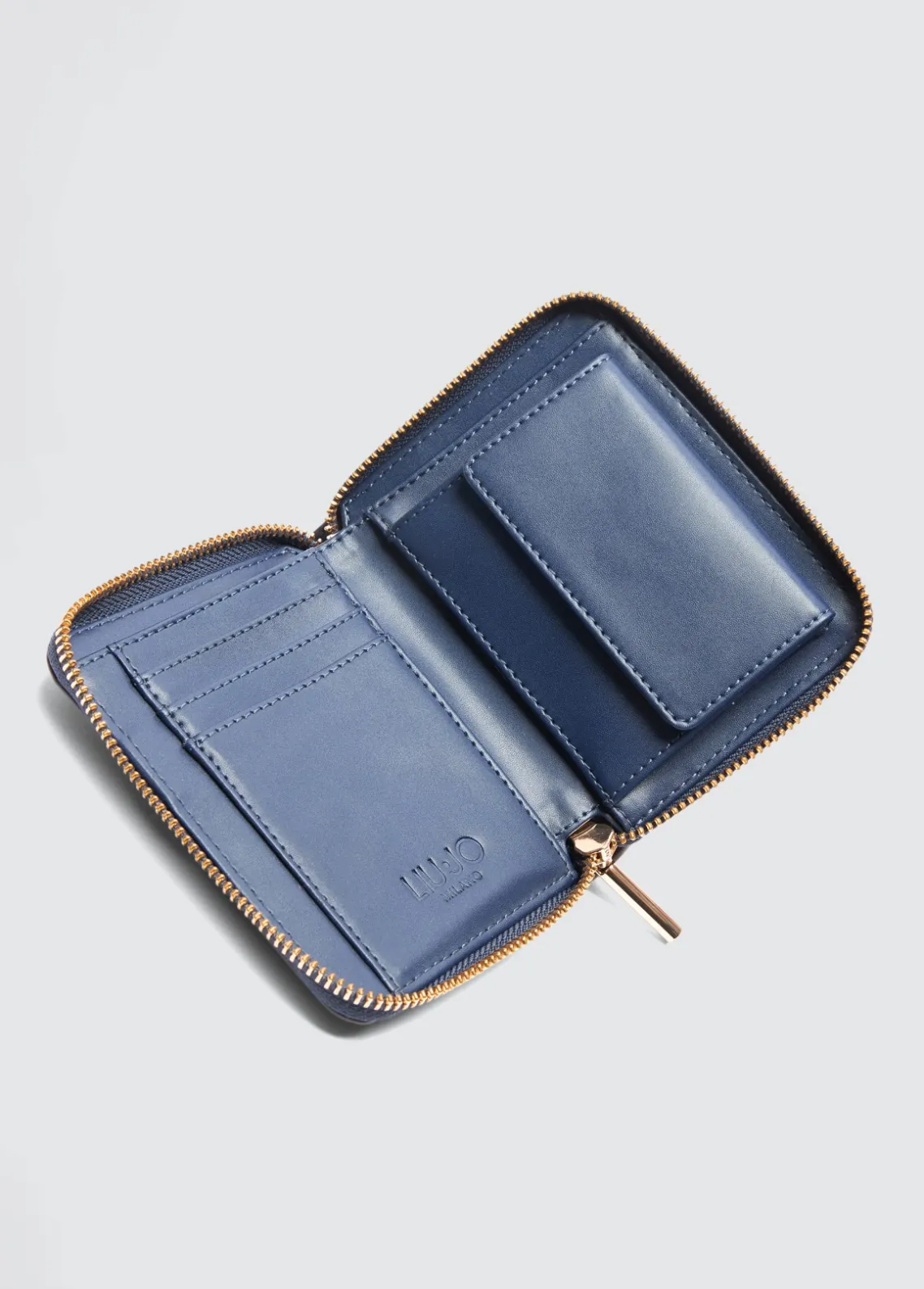 Liu Jo Cartera curtida con cremallera alrededor-Mujer Carteras Y Monederos
