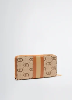 Liu Jo Cartera de jacquard con cremallera alrededor-Mujer Carteras Y Monederos