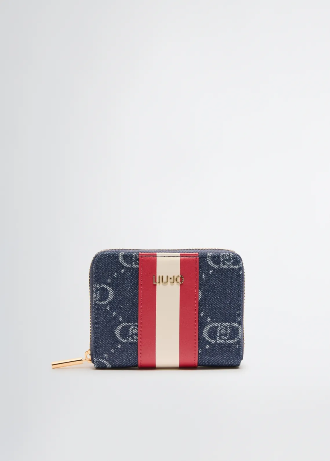Liu Jo Cartera de jacquard con cremallera alrededor-Mujer Carteras Y Monederos
