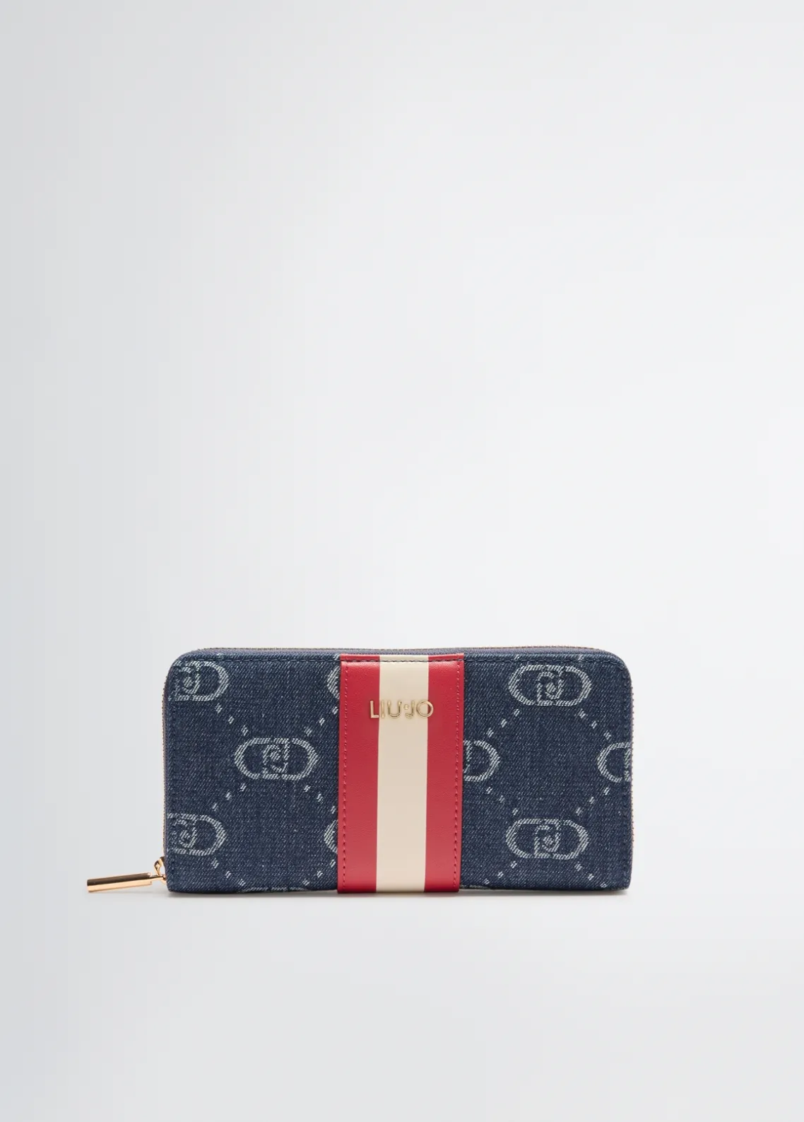 Liu Jo Cartera de jacquard con cremallera alrededor-Mujer Carteras Y Monederos