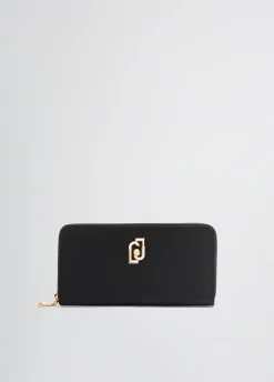 Liu Jo Cartera grande de nailon con cremallera alrededor-Mujer Carteras Y Monederos