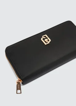 Liu Jo Cartera grande de nailon con cremallera alrededor-Mujer Carteras Y Monederos