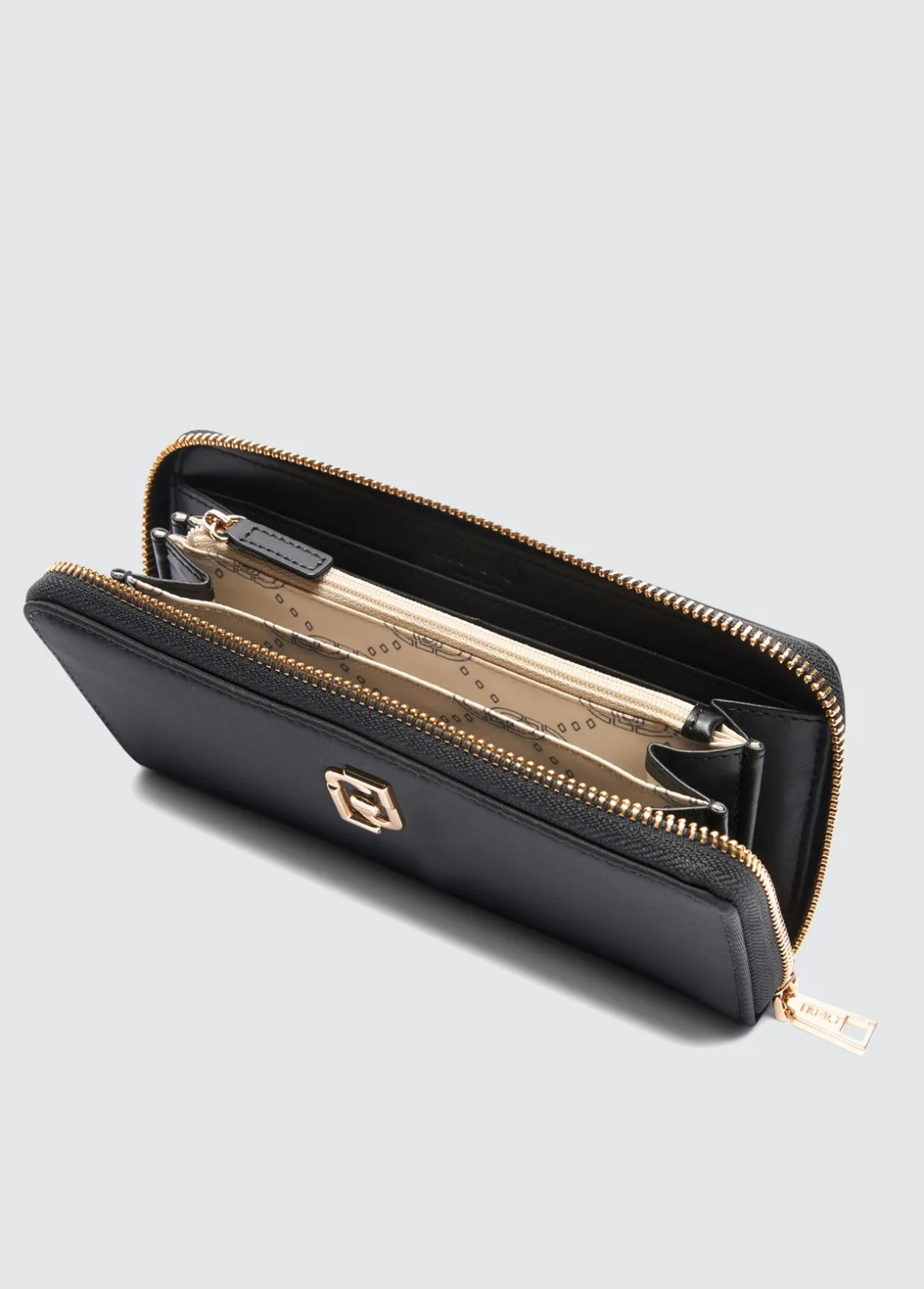 Liu Jo Cartera grande de nailon con cremallera alrededor-Mujer Carteras Y Monederos
