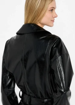 Liu Jo Cazadora motera brillante-Mujer Chaquetas
