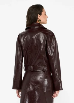 Liu Jo Cazadora motera brillante-Mujer Chaquetas