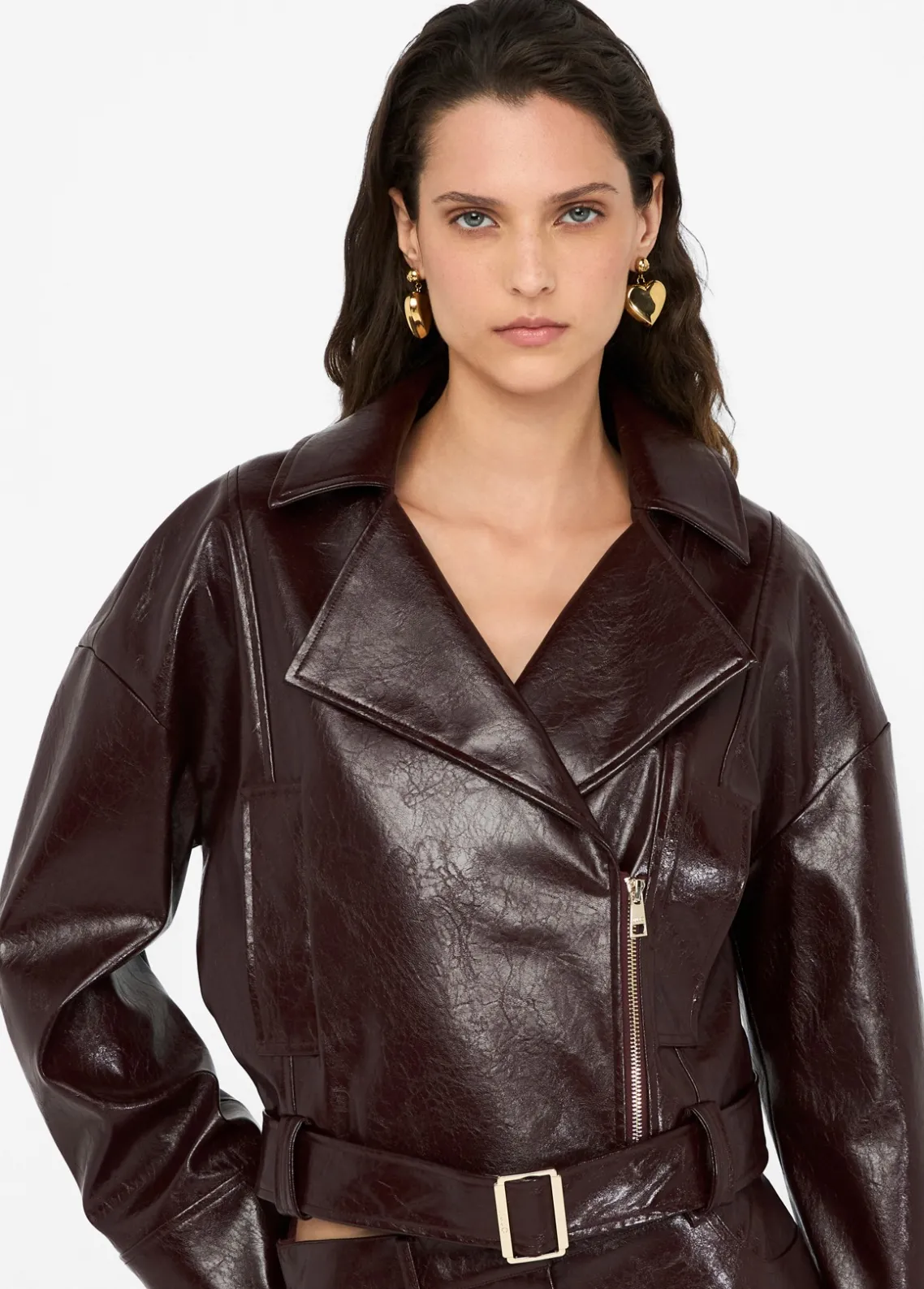 Liu Jo Cazadora motera brillante-Mujer Chaquetas