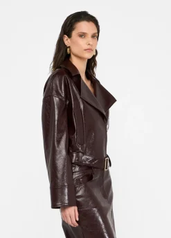 Liu Jo Cazadora motera brillante-Mujer Chaquetas