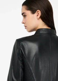 Liu Jo Cazadora motera de piel-Mujer Chaquetas