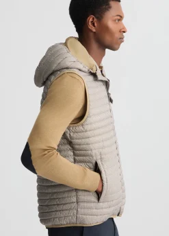 Liu Jo Chaleco con capucha desmontable-Hombre Prendas De Abrigo