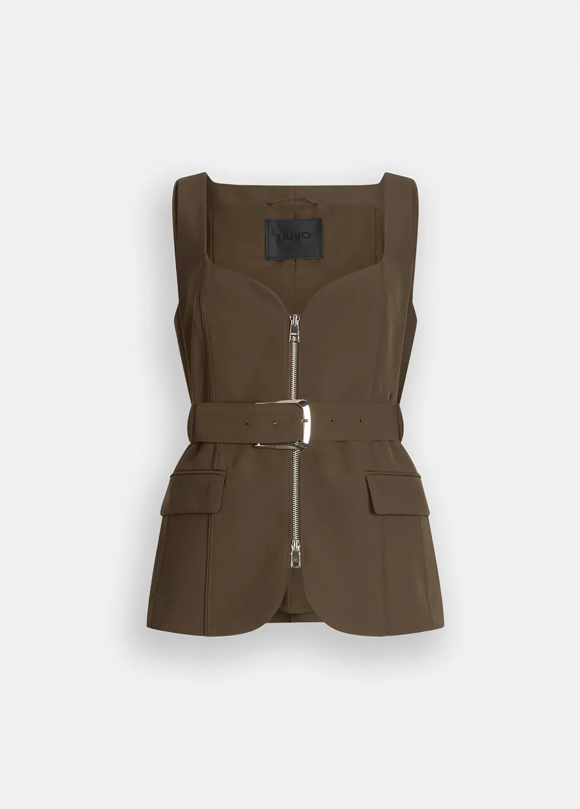 Liu Jo Chaleco con cremallera-Mujer Chaquetas