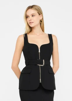 Liu Jo Chaleco con cremallera-Mujer Chaquetas