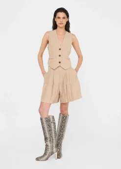 Liu Jo Chaleco con detalle de encaje-Mujer Chaquetas|Tailleur