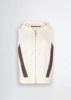 Liu Jo Chaleco de algodón con bordados-Mujer Ropa Deportiva|Chaquetas