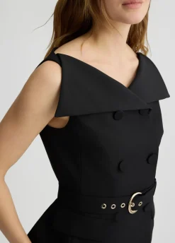 Liu Jo Chaleco de doble botonadura con cinturón-Mujer Chaquetas|Tailleur