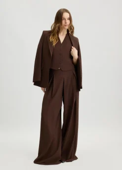 Liu Jo Chaleco elegante de sarga-Mujer Chaquetas|Tailleur