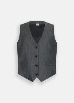 Liu Jo Chaleco vaquero-Mujer Chaquetas|Tailleur