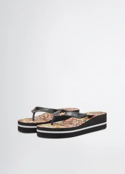 Liu Jo Chanclas con estampado animal-Mujer Mocasines|Moda Baño