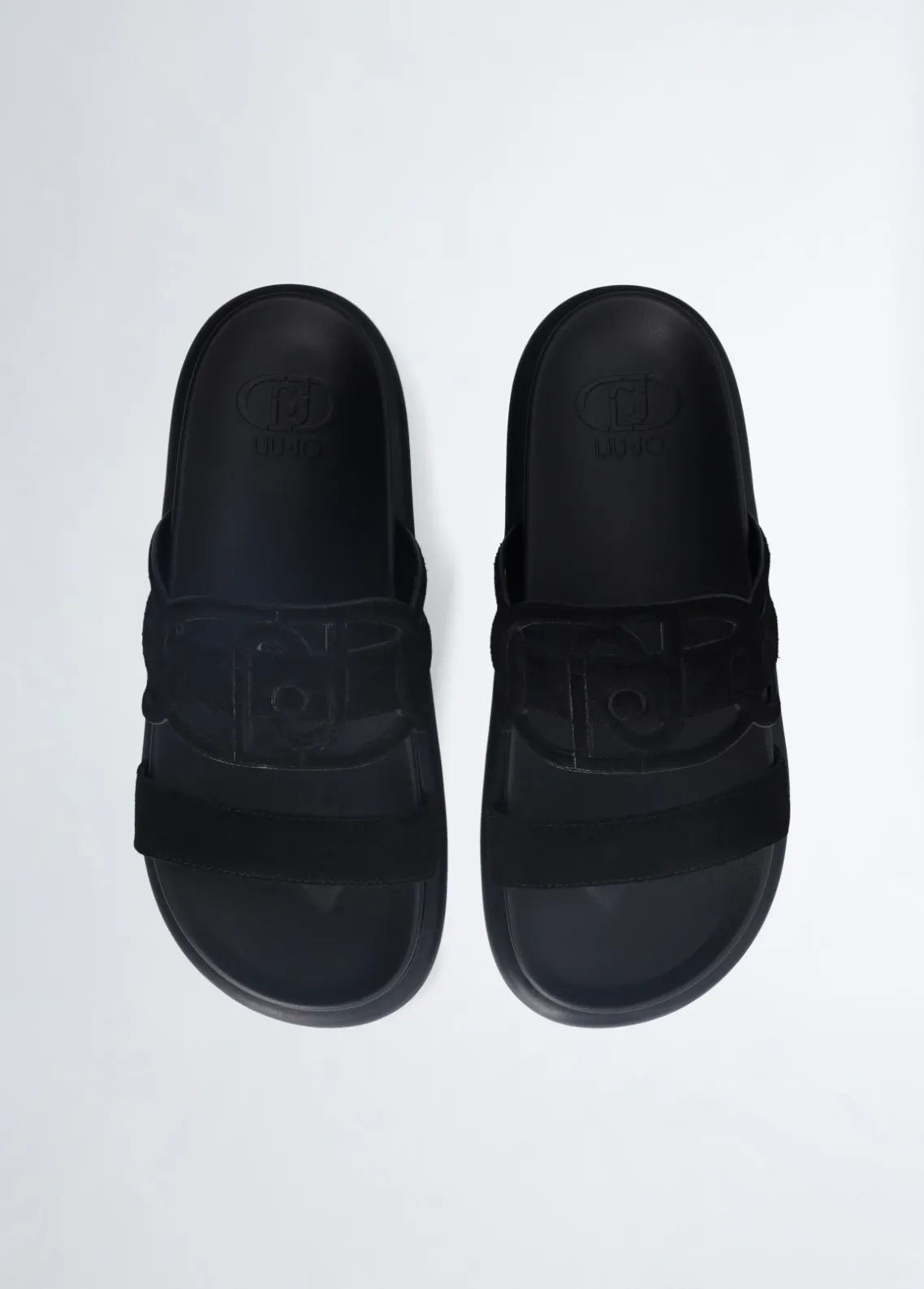 Liu Jo Chanclas con logotipo grande-Mujer Mocasines