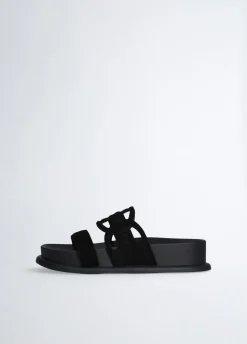 Liu Jo Chanclas con logotipo grande-Mujer Mocasines