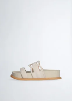 Liu Jo Chanclas con logotipo grande-Mujer Mocasines
