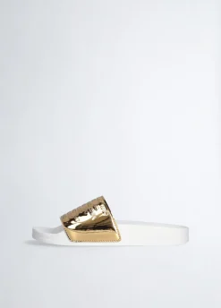 Liu Jo Chanclas con logotipos-Mujer Mocasines