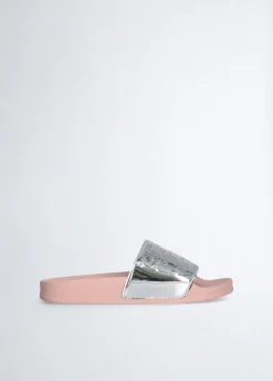 Liu Jo Chanclas con logotipos-Mujer Mocasines