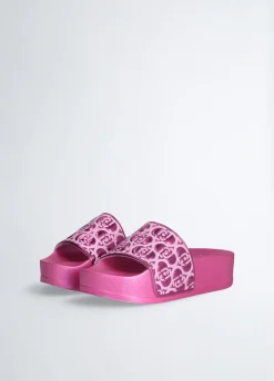 Liu Jo Chanclas de plataforma con efecto laminado-Mujer Mocasines