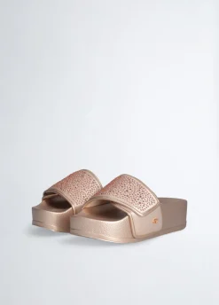 Liu Jo Chanclas de plataforma con strass-Mujer Mocasines