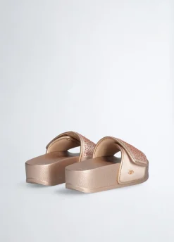 Liu Jo Chanclas de plataforma con strass-Mujer Mocasines