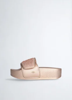 Liu Jo Chanclas de plataforma con strass-Mujer Mocasines