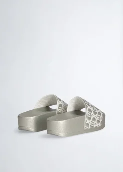 Liu Jo Chanclas de plataforma con efecto laminado-Mujer Mocasines